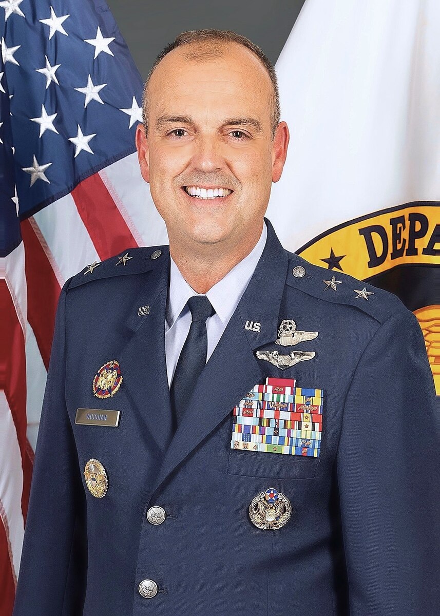 This is the official portrait of Maj. Gen. Edward Vaughan.