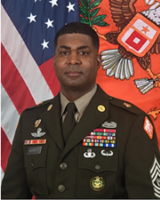 Command Photo of Command Sergeant Major Linwood Barrett