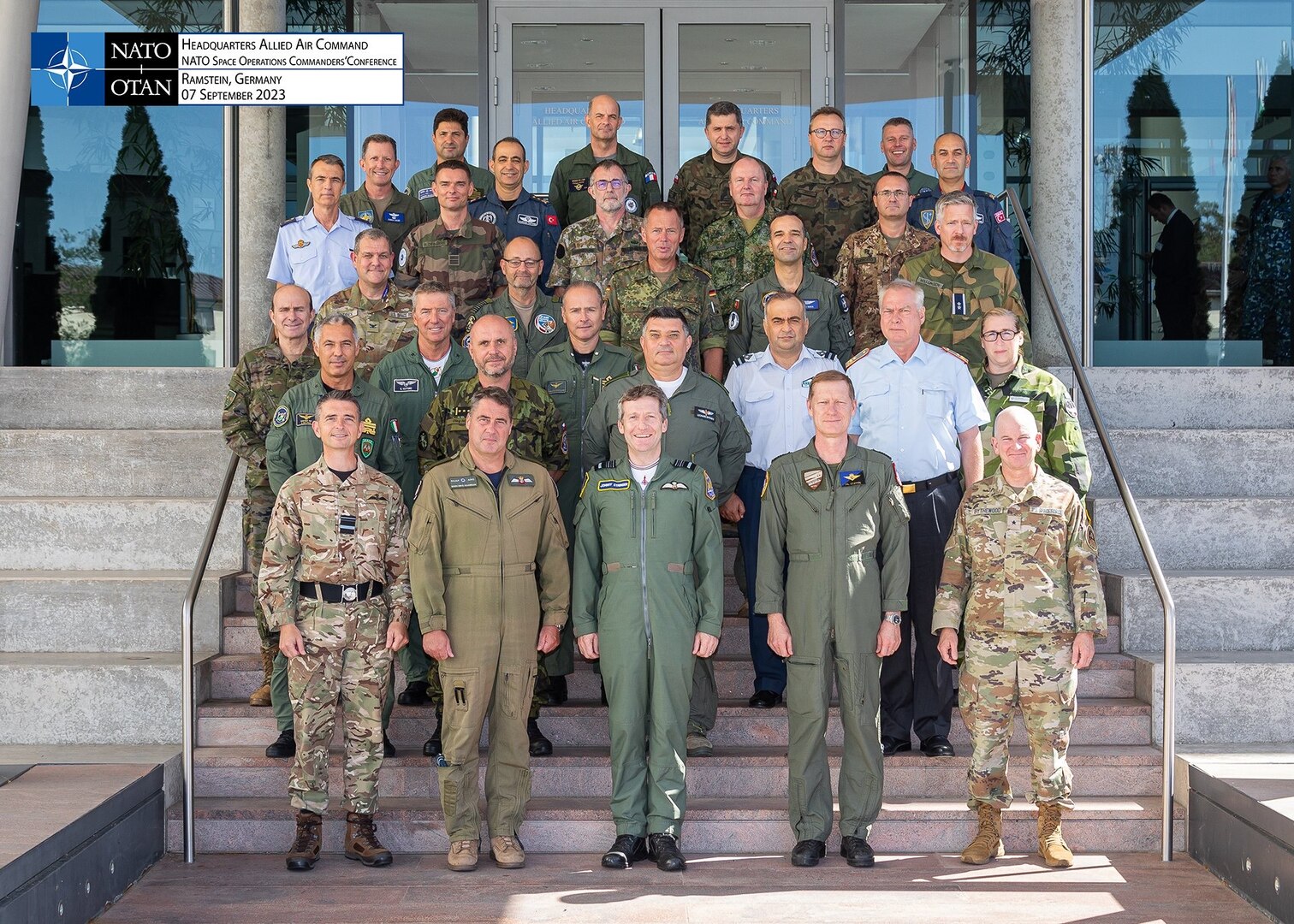Group photo of military members