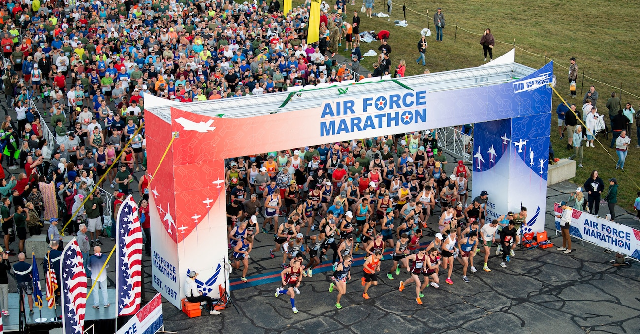 Air Force Marathon starting line