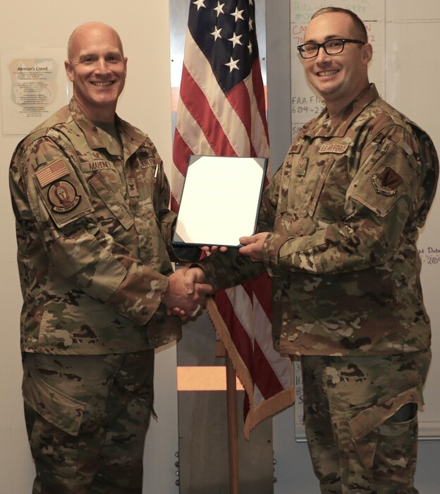 Carlson promoted to Staff Sgt.