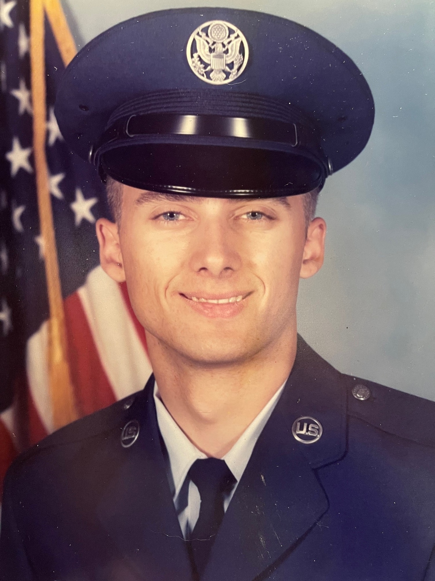 As a newly-minted imagery analyst, Chief Master Sgt. Bohdan Pywowarczuk II, 655th Intelligence, Surveillance and Reconnaissance (ISR) Wing Command Chief, pictured here in 1988, had an event at his first assignment that shaped his approach to leadership throughout his career. Pywowarczuk retires after 30 years of active and Reserve duty on Sept. 9, 2023.