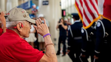 JBSA welcomes Honor Flight veterans back home
