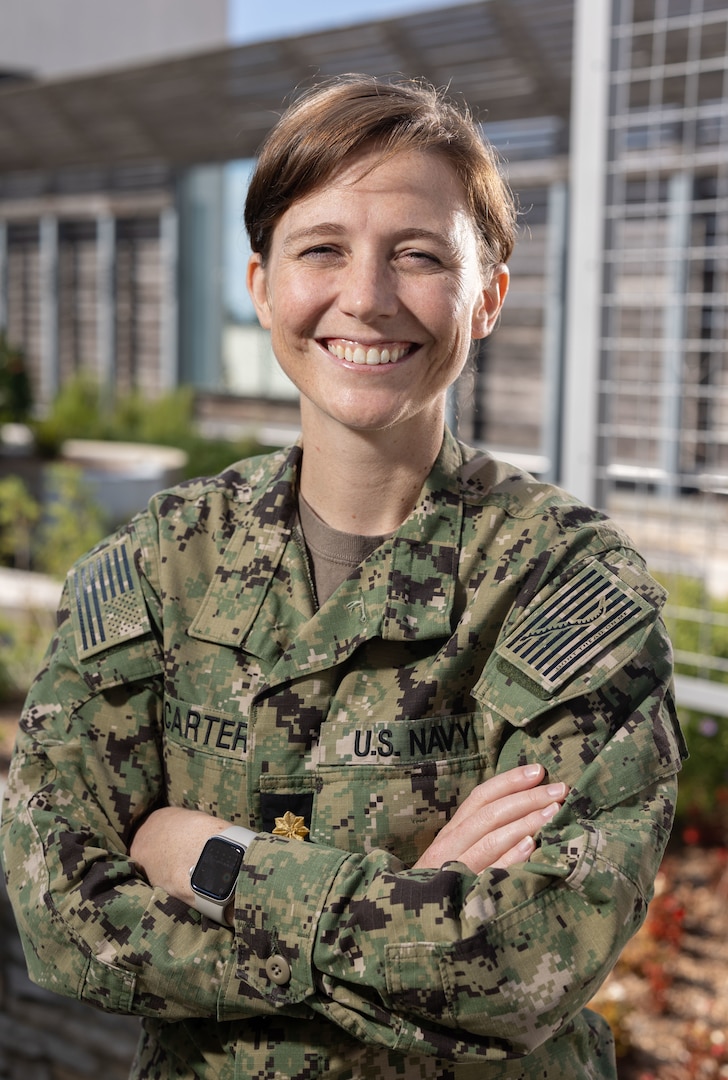 portrait of Lt. Cmdr. Beth Carter