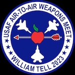 Graphics: Patch for William Tell 2023. The Air Force’s first William Tell air-to-air competition in almost twenty years takes flight at the Air Dominance Center, Savanah, Georgia, September 11 to 15.