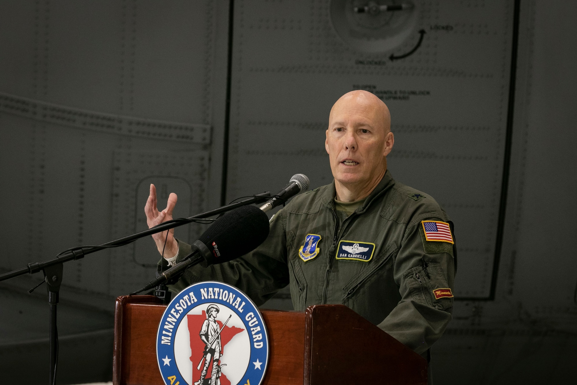 Minnesota National Guard’s 133rd Airlift Wing announced their selection to receive eight, new C-130J Super Hercules aircraft as part of the Air National Guard’s C-130J Recapitalization and Basing program during a press conference at the 133rd Airlift Wing base in St. Paul, Minn., Sept. 15, 2023.