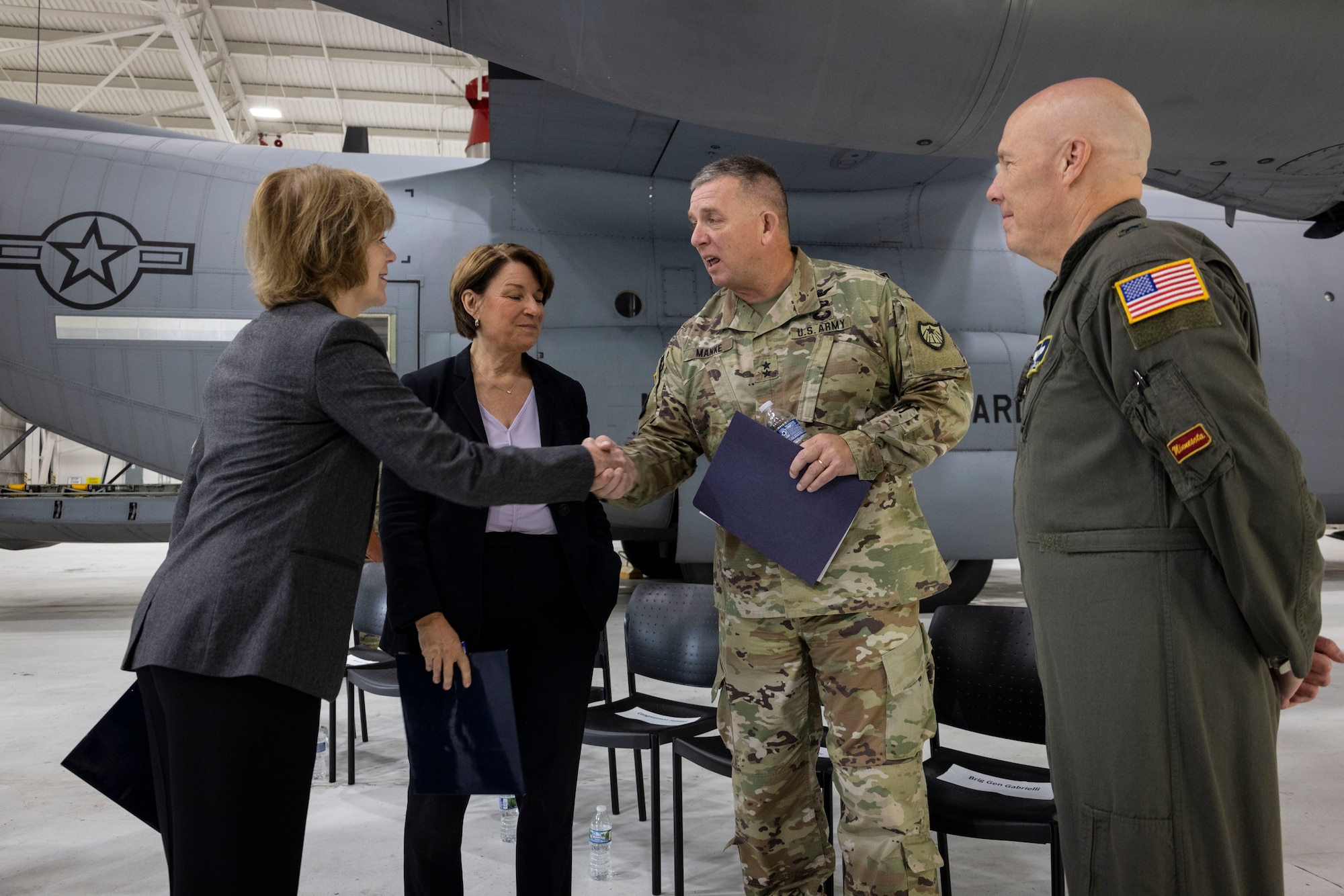 Minnesota National Guard’s 133rd Airlift Wing announced their selection to receive eight, new C-130J Super Hercules aircraft as part of the Air National Guard’s C-130J Recapitalization and Basing program during a press conference at the 133rd Airlift Wing base in St. Paul, Minn., Sept. 15, 2023.