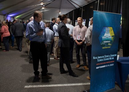 This year's Naval Innovative Science and Engineering Technical Exchange Meeting included 136 poster sessions focused on projects aimed at maintaining the U.S. Navy’s decisive technical advantage in its capabilities. This has been a year of firsts for the annual NISE TEM, held at Naval Undersea Warfare Center Division, Keyport, Sept. 12-14.