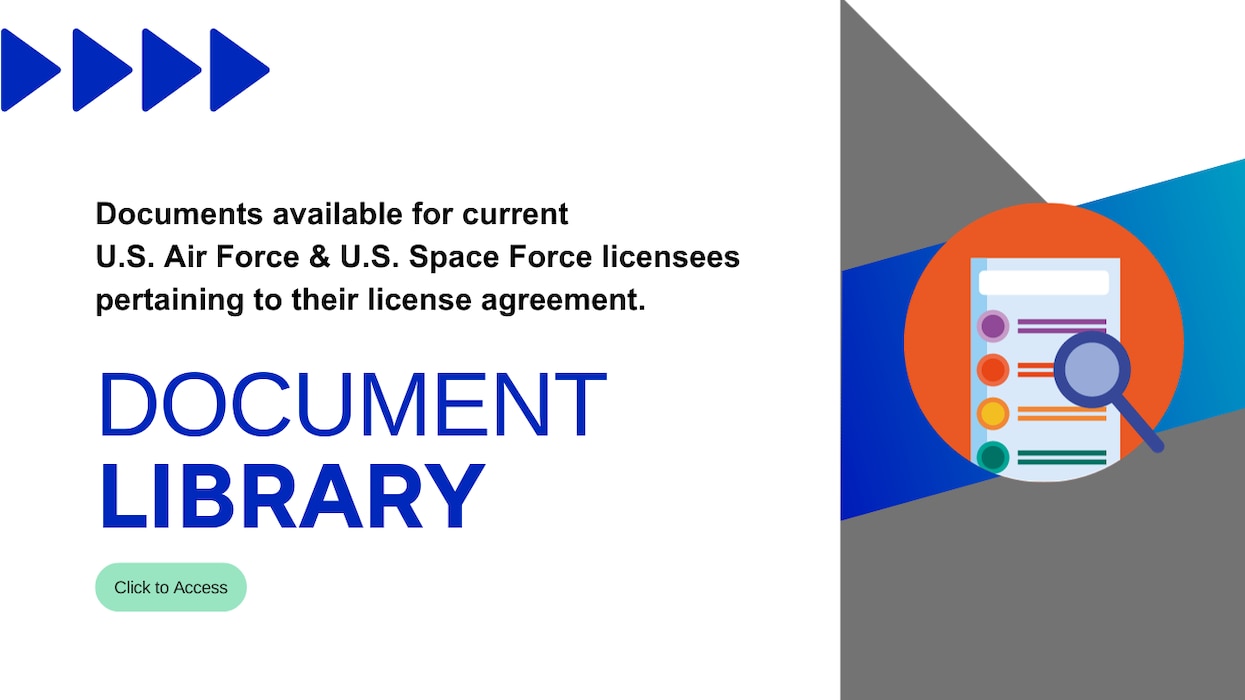 Documents available to current Air Force and Space Force licensees.