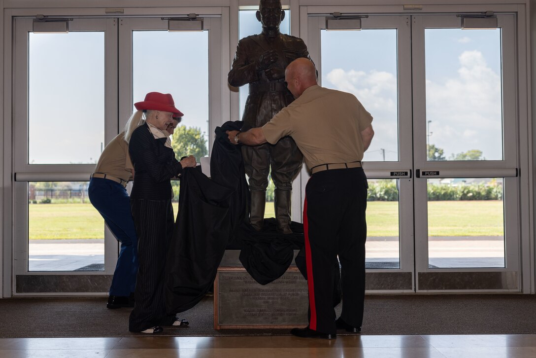 Gen. John A. Lejeune statue unveiled at Marine Corps Support Facility New Orleans