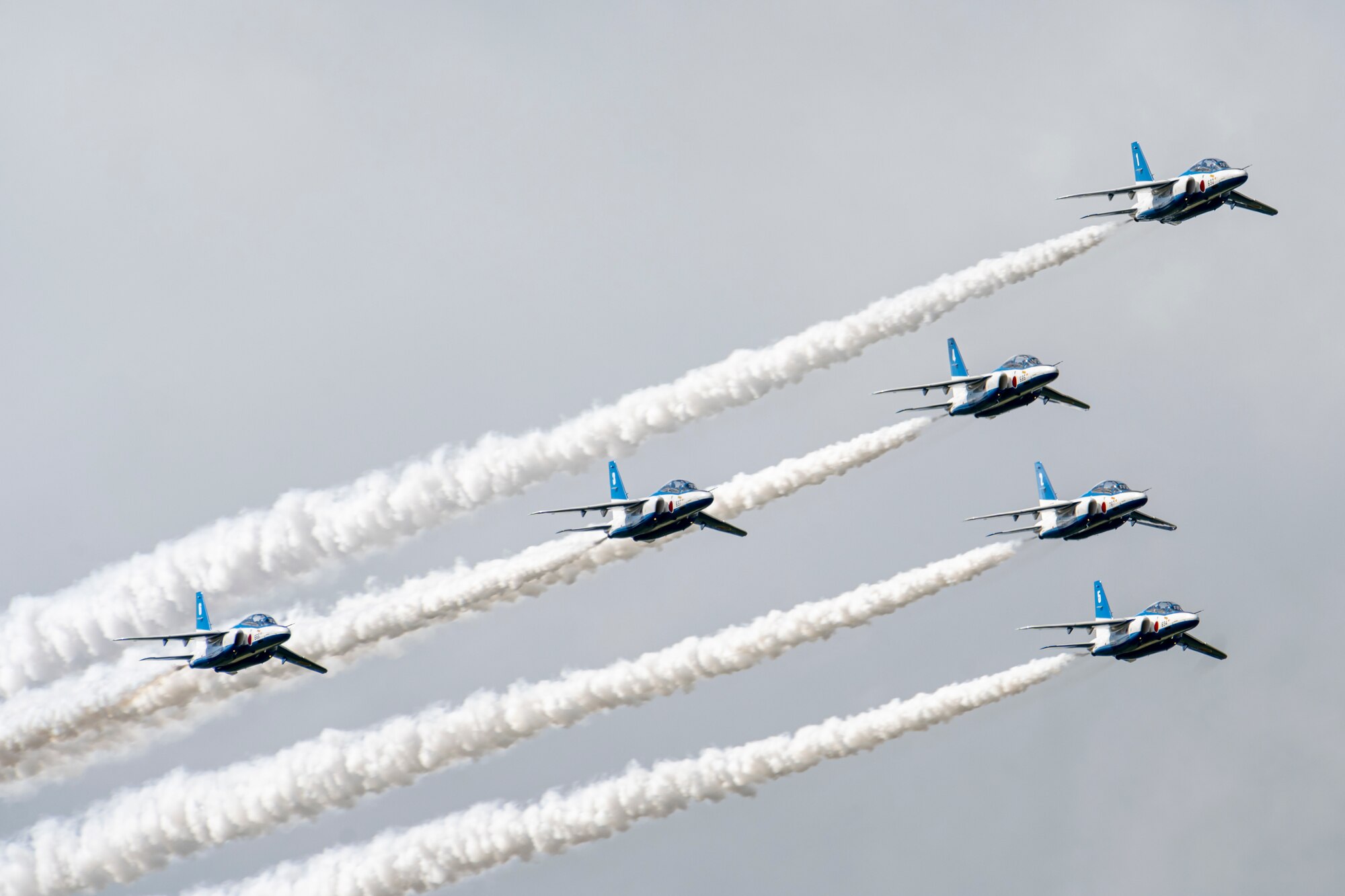 Jet flying through the sky.