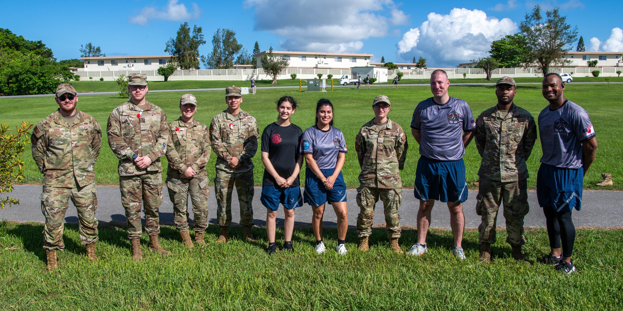 The POW/MIA Honor Committee pose for a photo.