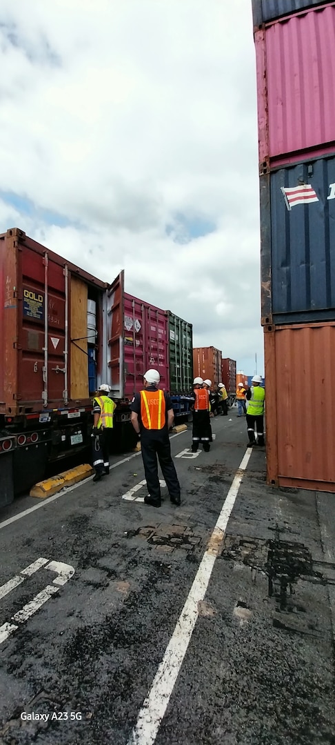 The U.S. Coast Guard coordinated and participated in a Multi-Agency Strike Force Operation (MASFO) at the ports of Los Angeles and Long Beach on Wednesday, September 20, 2023.
