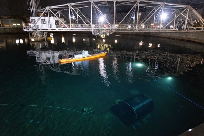 Naval Sea Systems Command (NAVSEA) 05T1 demonstrates sustainment technologies at the Visualization Workshop hosted by Naval Surface Warfare Center (NSWC), Carderock Division in West Bethesda, Maryland.