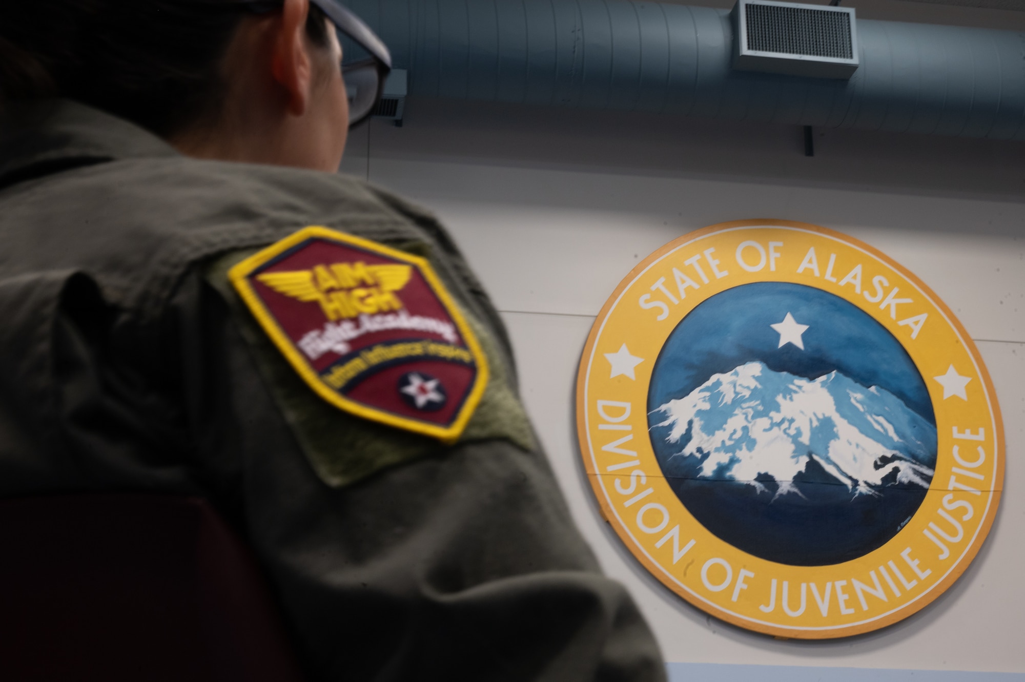 Air Force Aviation Inspiration and Mentors (AIM) and a sponsoring AIM wing visited youth at Johnson Youth Center in Juneau, Alaska, from Sept. 5 to 7 during an Alaska-based recruiting zone blitz.