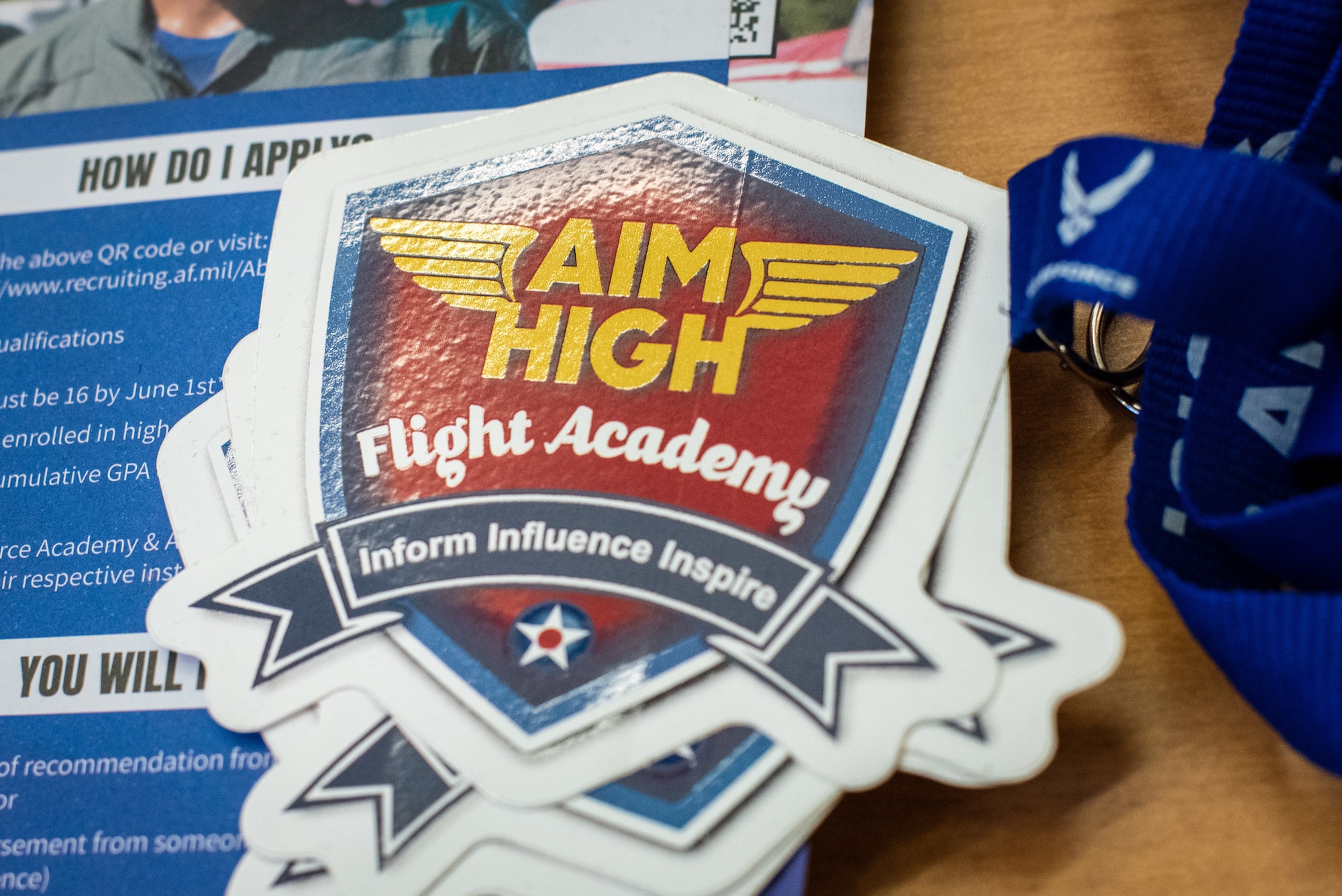 
As part of an Aviation Inspiration and Mentorship (AIM) Wing event for high-school students, a team of recruiters and supporting Airmen traveled together to Kodiak, Alaska, Sept. 6, to raise awareness for a program geared toward highlighting potential career opportunities.