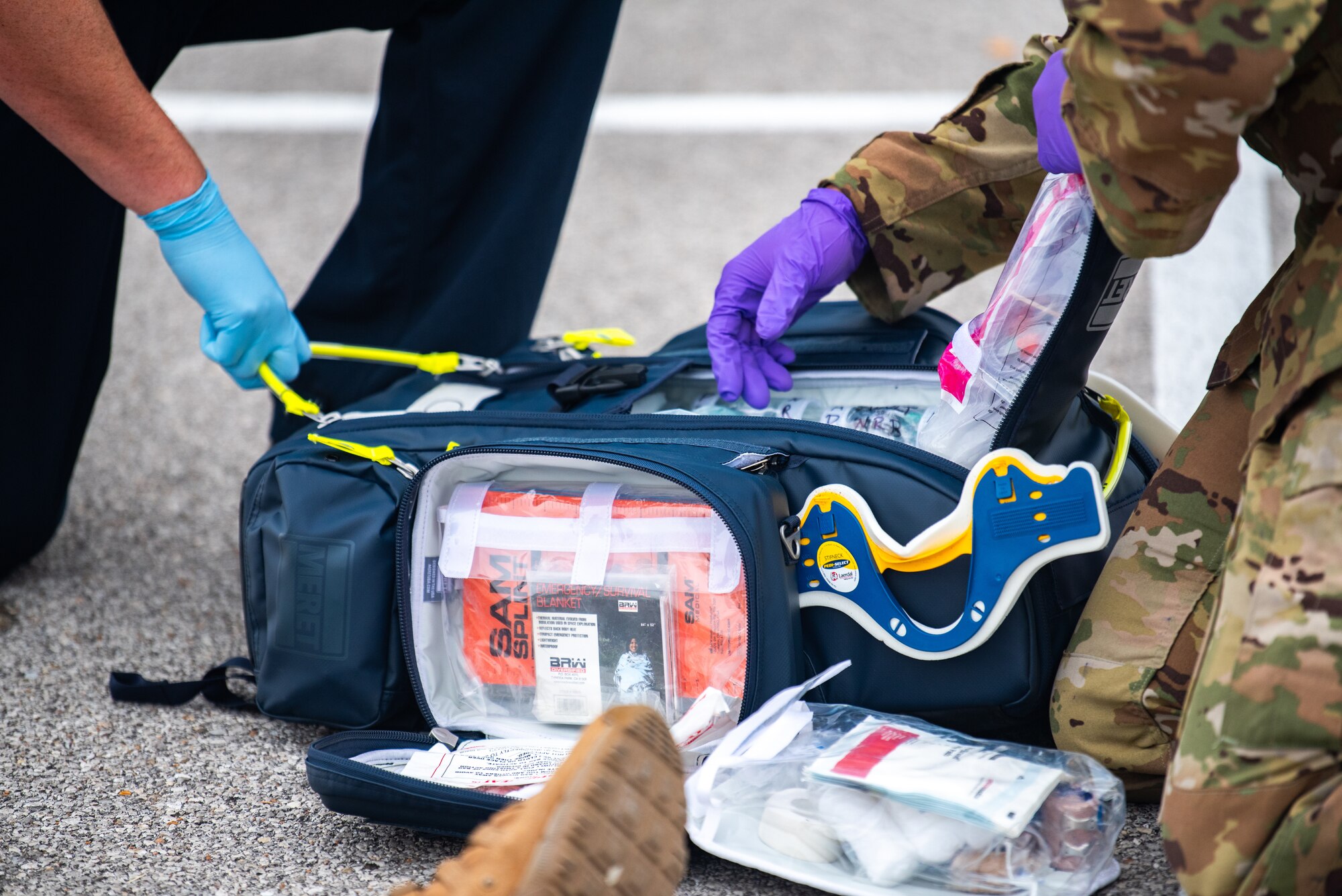 The 375th Air Mobility Wing conducted a week-long, all-encompassing exercise on Scott Air Force Base, Illinois, Sept. 18-22, 2023.