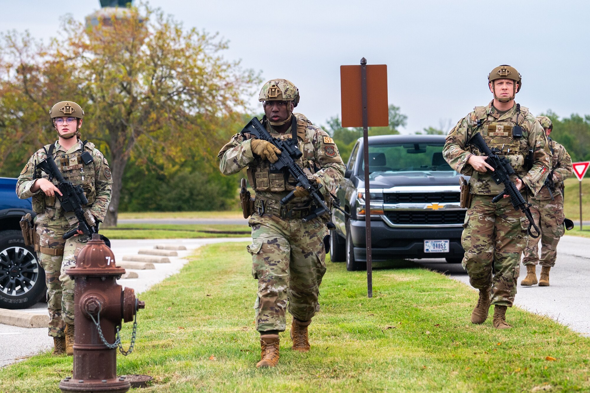 The 375th Air Mobility Wing conducted a week-long, all-encompassing exercise on Scott Air Force Base, Illinois, Sept. 18-22, 2023.