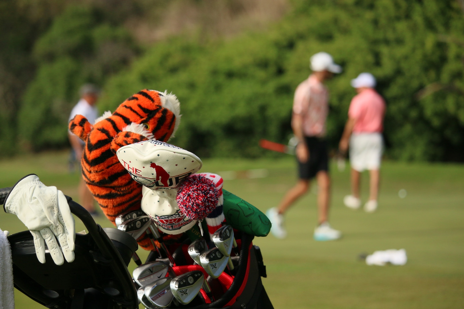 Tigers on the course. 2023 marks the 75th anniversary of Armed Forces Golf. This year, Naval Base San Diego hosts the championship at the Admiral Baker Golf Course, featuring teams from the Army, Marine Corps, Navy, and Air Force (with Space Force players); and for the first time as a stand alone team, the U.S. Coast Guard.  Department of Defense Photo by Ms. Theresa Smith - Released.