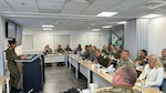 Members of the 102nd Intelligence Wing, Massachusetts Air National Guard, attended the National Guard Bureau-Home Front Command annual planning conference at HFC Headquarters in Ramla, Israel, July 22-28, 2023.