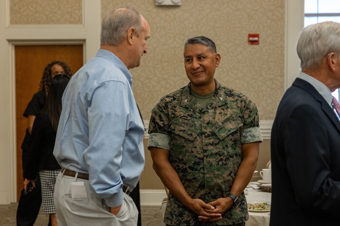 Camp Lejeune Luau Community Reception
