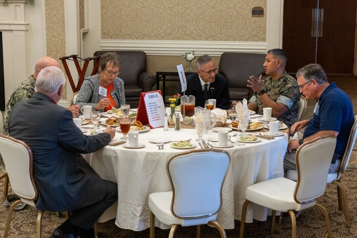 Camp Lejeune Luau Community Reception