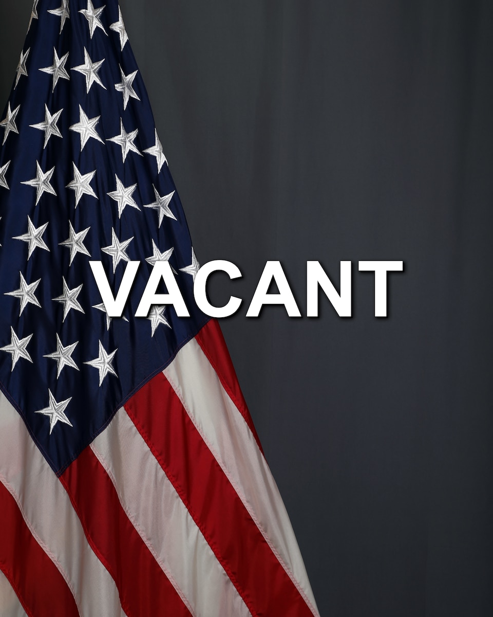 This position is currently vacant. (U.S. Air Force graphic by Amanda Dick)