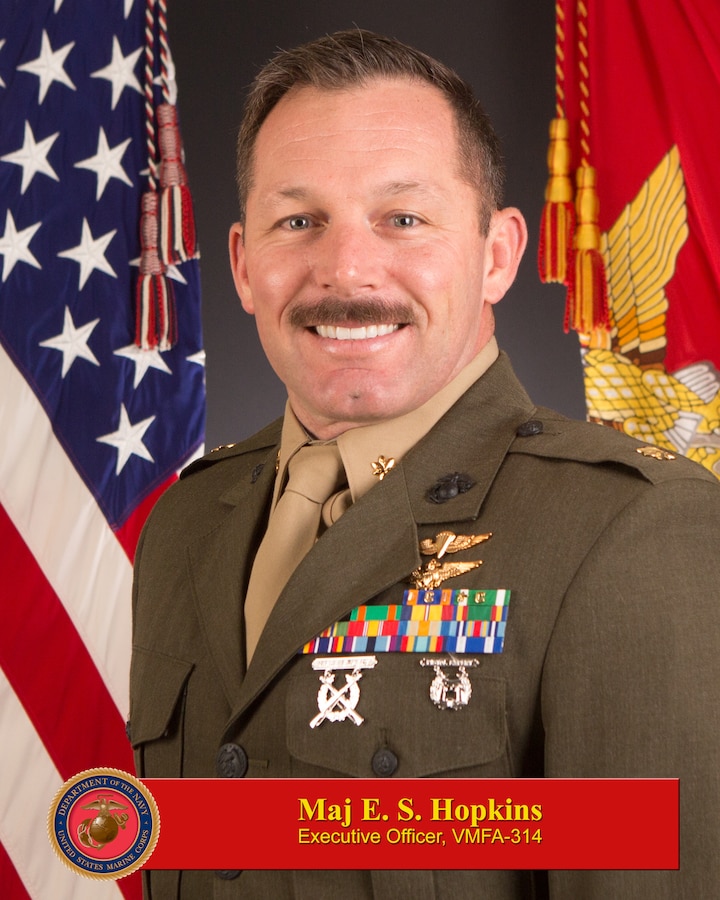 Maj Hopkins VMFA-314 XO
