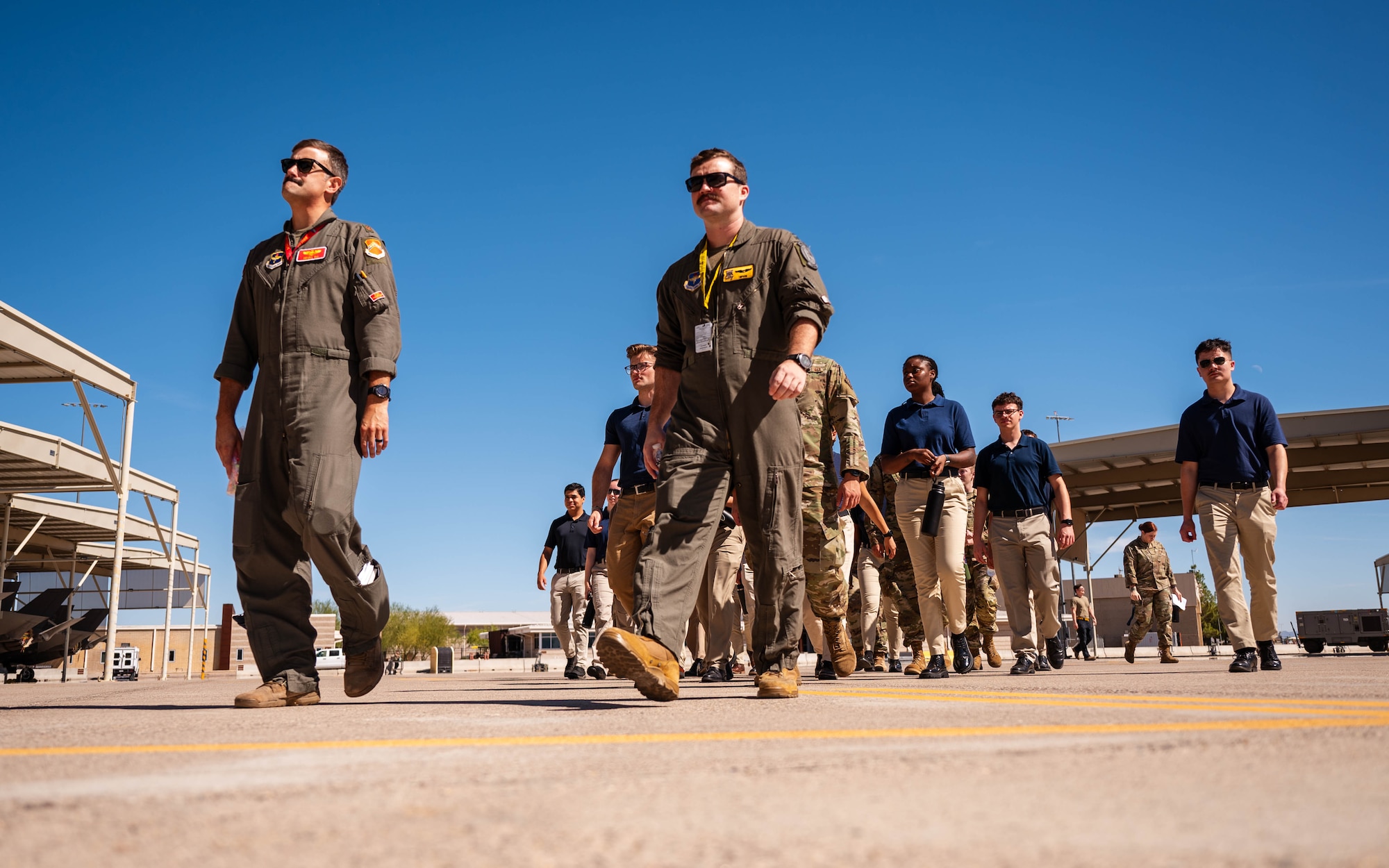 University of Arizona AFROTC Cadets learn about Luke Air Force Base