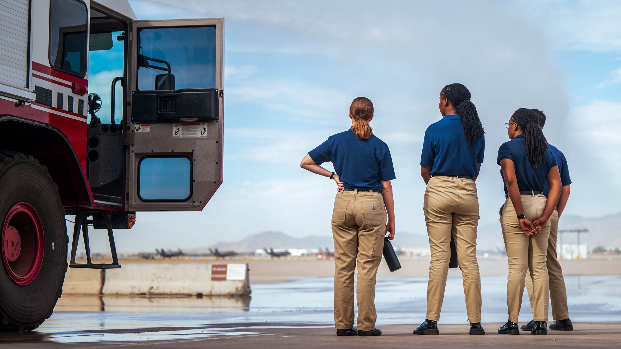 University of Arizona AFROTC Cadets learn about Luke Air Force Base