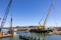 Onslow Beach Bridge Construction