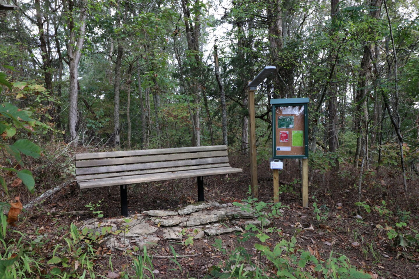 Cordell Hull Lake recently received a Handshake Partnership Grant in partnership with Smith County Rescue Squad to make improvements to Bear Waller Gap Trail in Defeated, Tennessee. (USACE Photo by Stone Fagan)