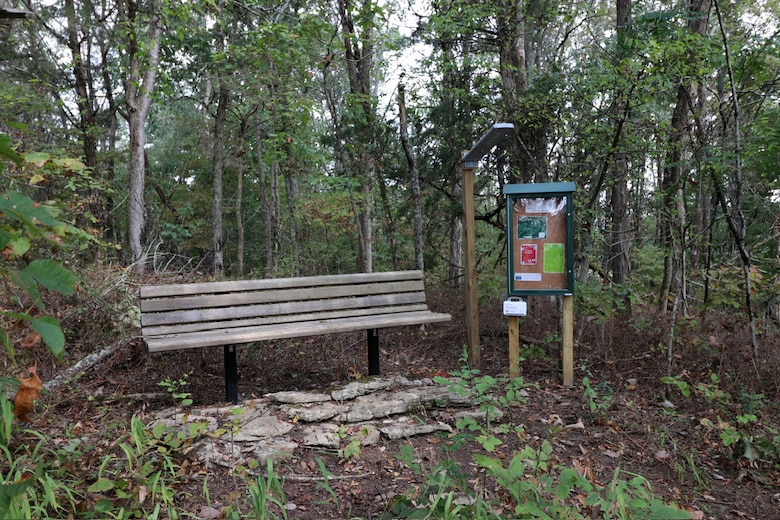 Cordell Hull Lake recently received a Handshake Partnership Grant in partnership with Smith County Rescue Squad to make improvements to Bear Waller Gap Trail in Defeated, Tennessee. (USACE Photo by Stone Fagan)
