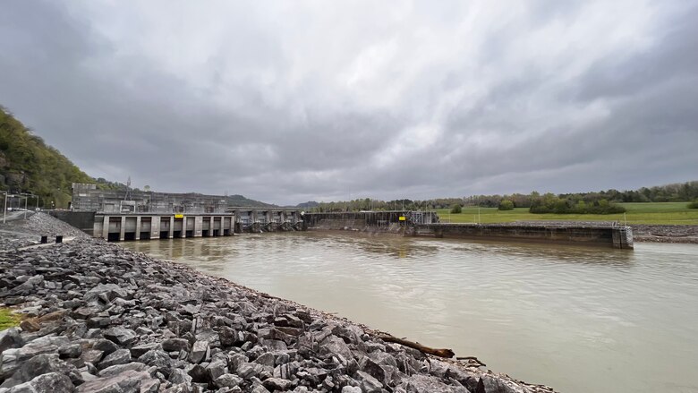 The U.S. Army Corps of Engineers Nashville District invites the public to attend Cordell Hull Dam’s 50th Anniversary Celebration 1 p.m. Saturday, Oct. 7, 2023, at the dam. (USACE Photo by Lee Roberts)