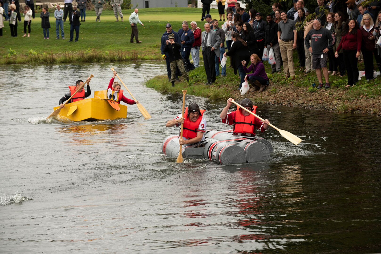 Boaters in water