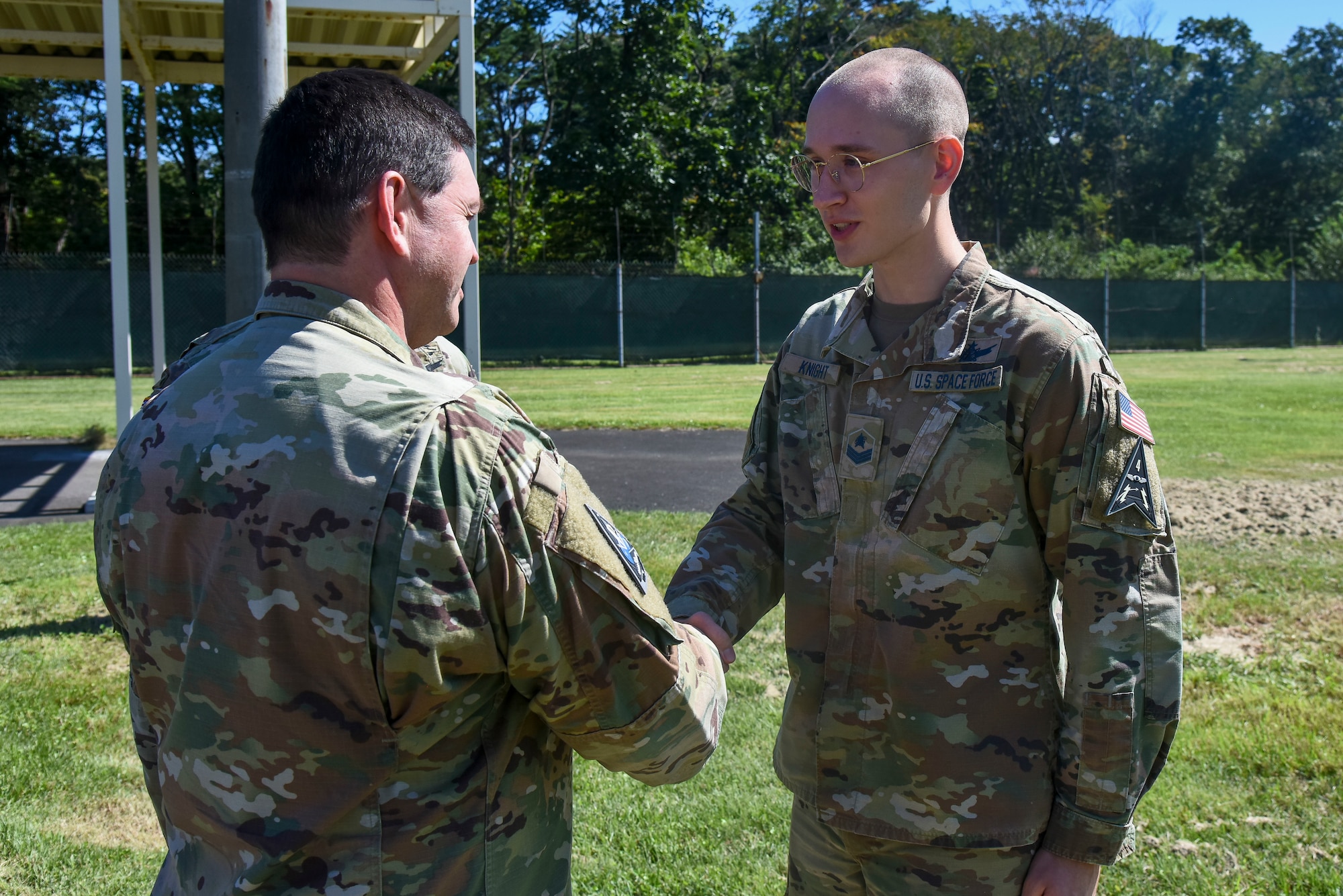 A military member coins another.