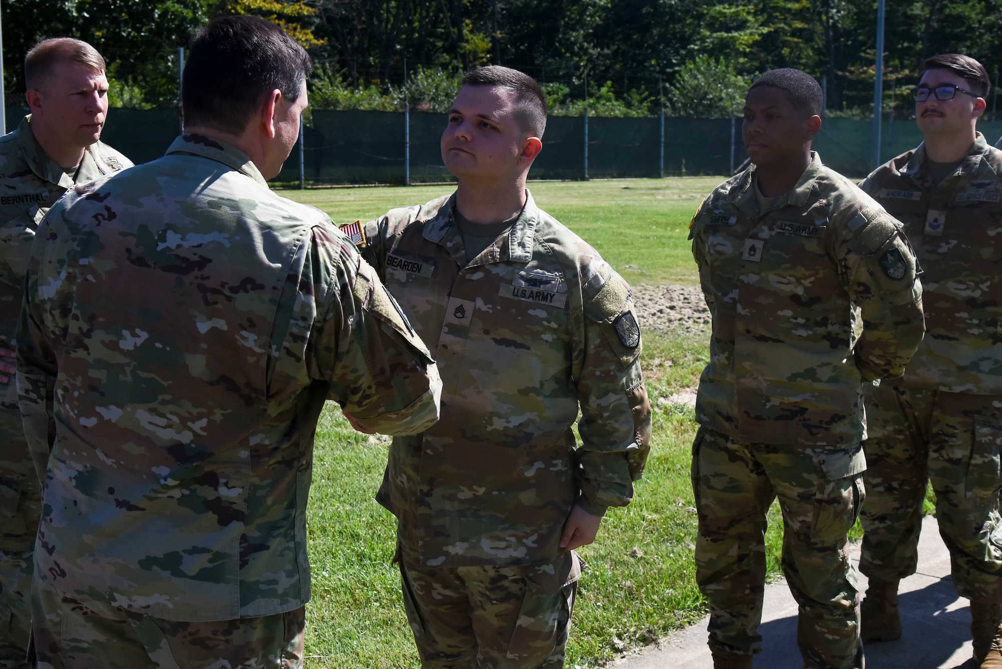 A military member coins another.