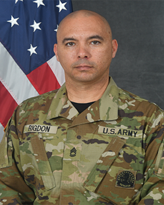 Official Photo of SFC Eric Rigdon, Bravo Deputy Branch Chief