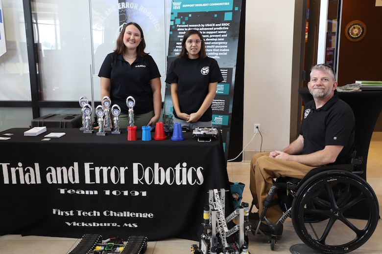 GSL's Cody Goss and Trial and Error Robotics team showcasing information about the robotics team.