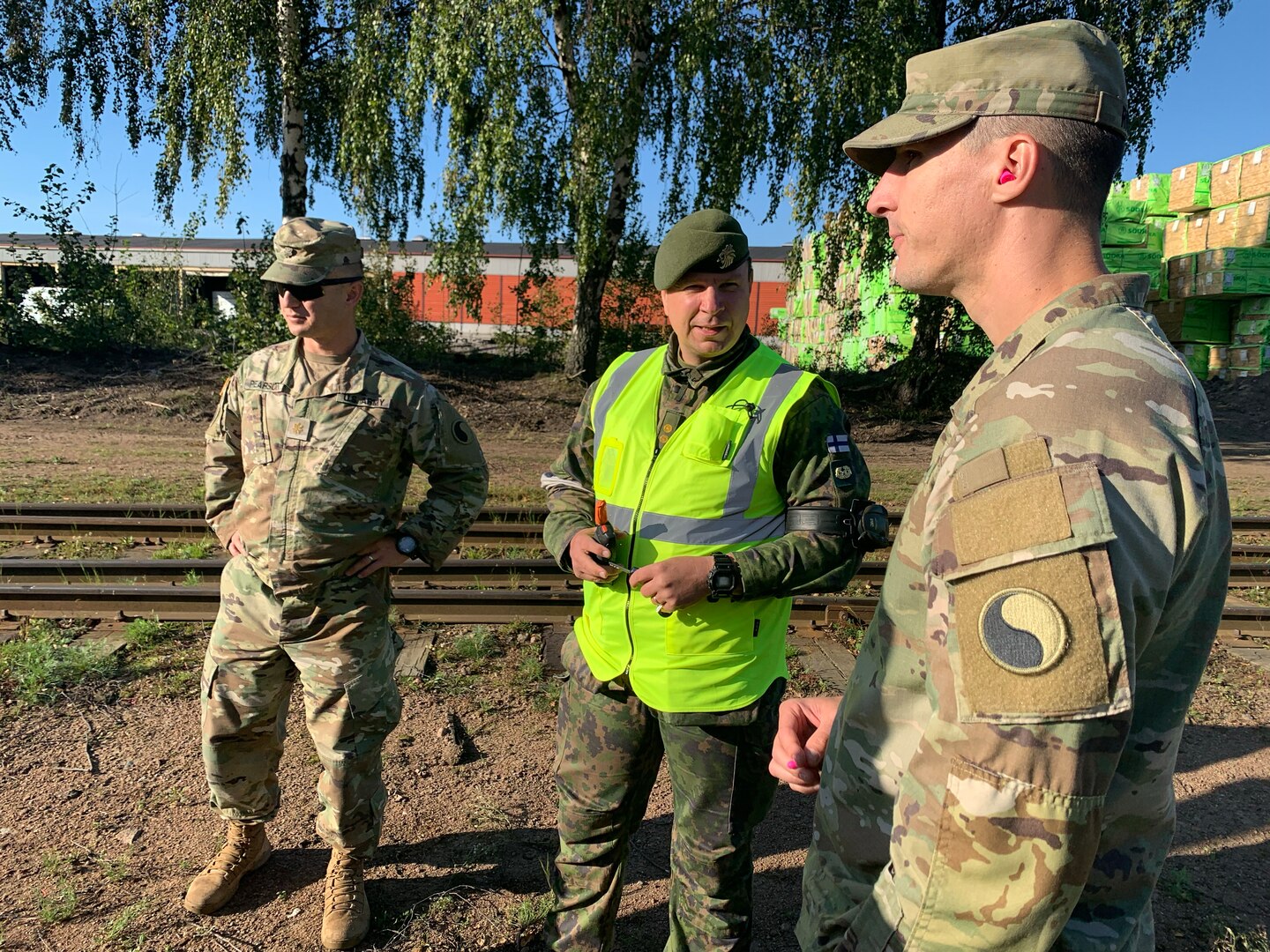 229th BEB leaders observe defense exercise in Finland