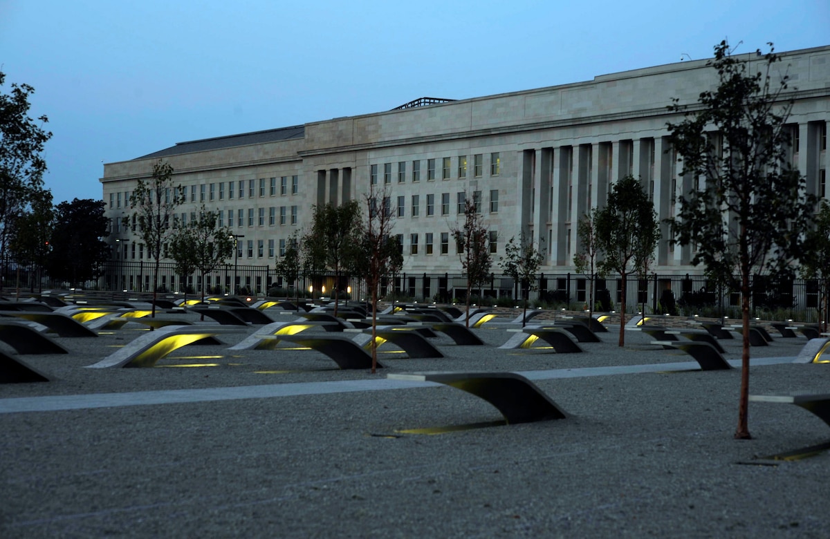 Pentagon Memorial honoring those killed in the Sept. 11, 2001 terrorist attacks.