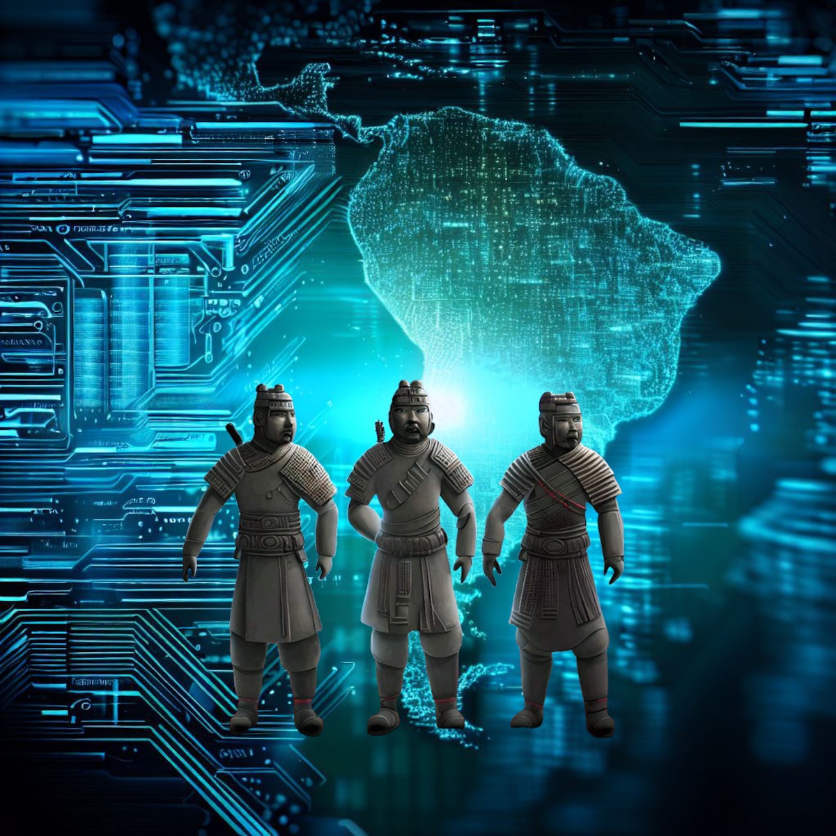 Cyber versions of the Terracotta Army march into South America