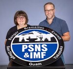 Jacquelynne Rase, operations and budget supervisor, Shop 31, Inside Machine Shop, and Chris McKay, planner analyst, Code 130, Quality Assurance, serve as the new PSNS & IMF SOUND ERG co-chairs. (U.S. Navy photo by Jeb Fach)