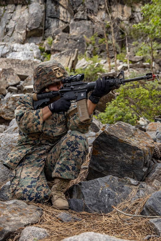 MTX 4-23: Marines with 2/23 conduct the final exercise of MTX at Mountain Warfare Training Center