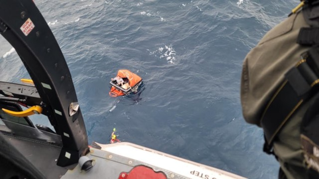 Coast Guard rescues 2 from water 50 miles offshore Savannah