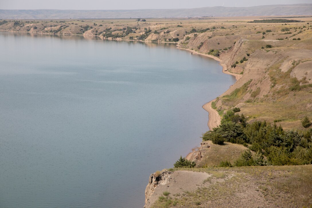 Big Bend Dam Reservoir, Lower Brule, SD, Aug. 23, 2023.