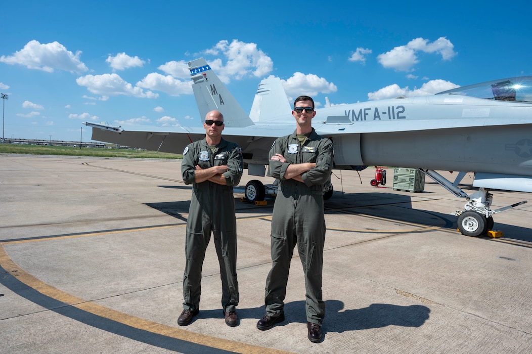 VMFA-112 PILOTS LOCATE CRASHED AIRCRAFT