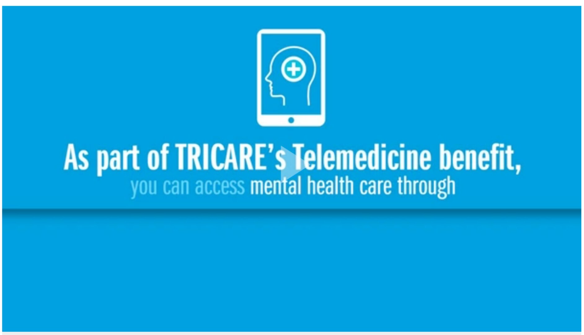 TRICARE Telemental Health Services