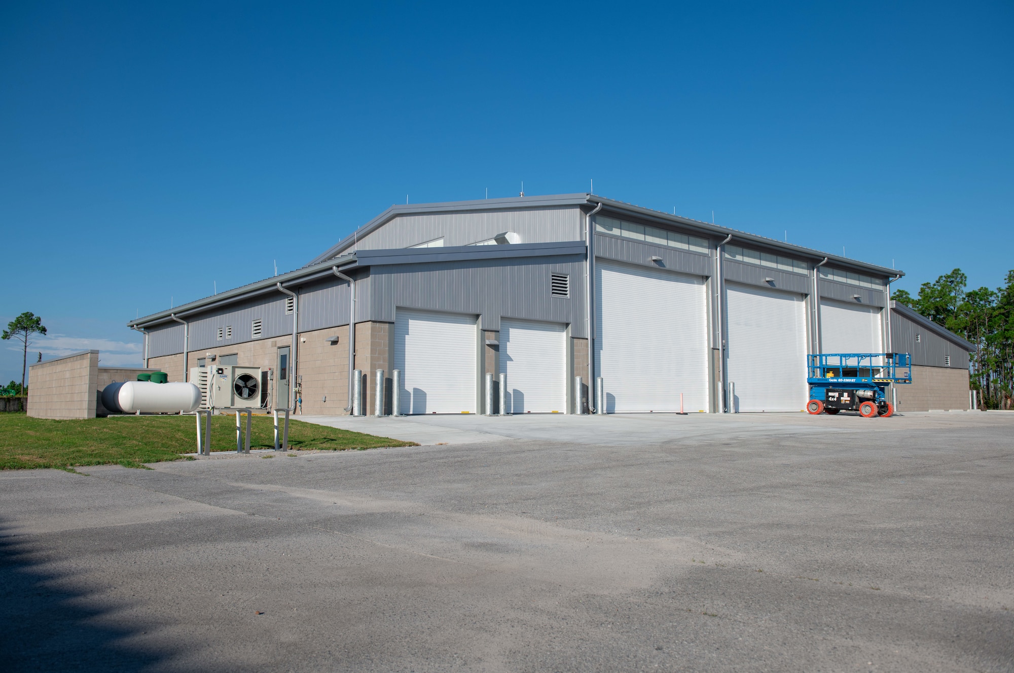 Exterior of large building.