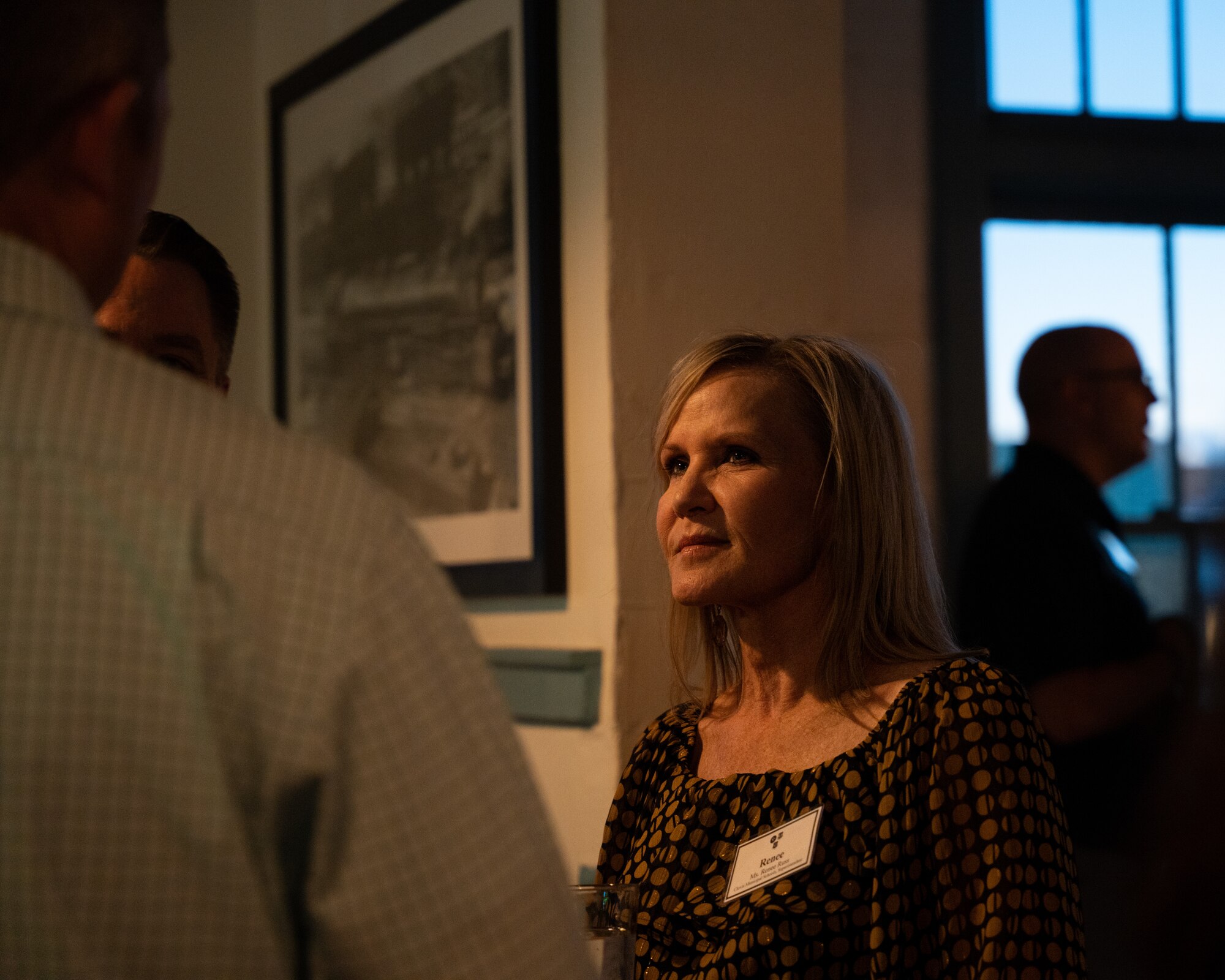Renee Russ, Clovis Municipal School District superintendent, attends a local civic leader engagement.